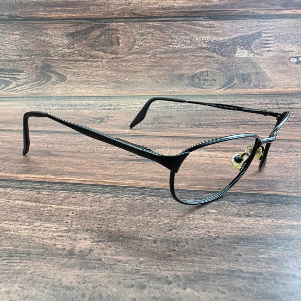 Ray-Ban Highstreet RB 3023 Black Oval Metal Eyeglasses Frames W2963 Italy